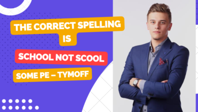 The Correct Spelling Is School Not School. Some Pe – Tymoff