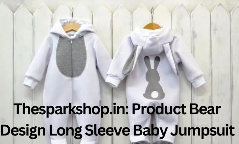 thesparkshop.in:product/bear-design-long-sleeve-baby-jumpsuit