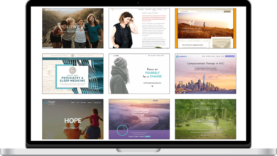 website design for therapists