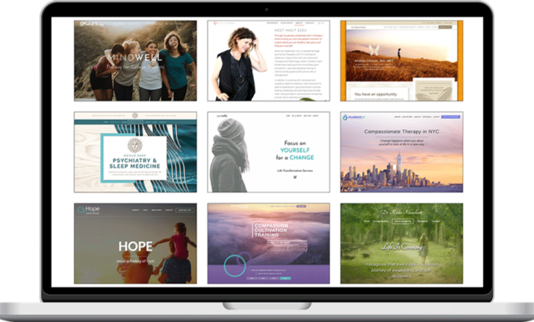 website design for therapists